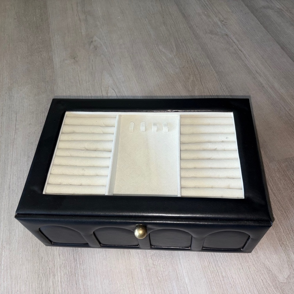 Multi-functional Velvet Lined Double Drawer Jewelry Organizer (2 available)